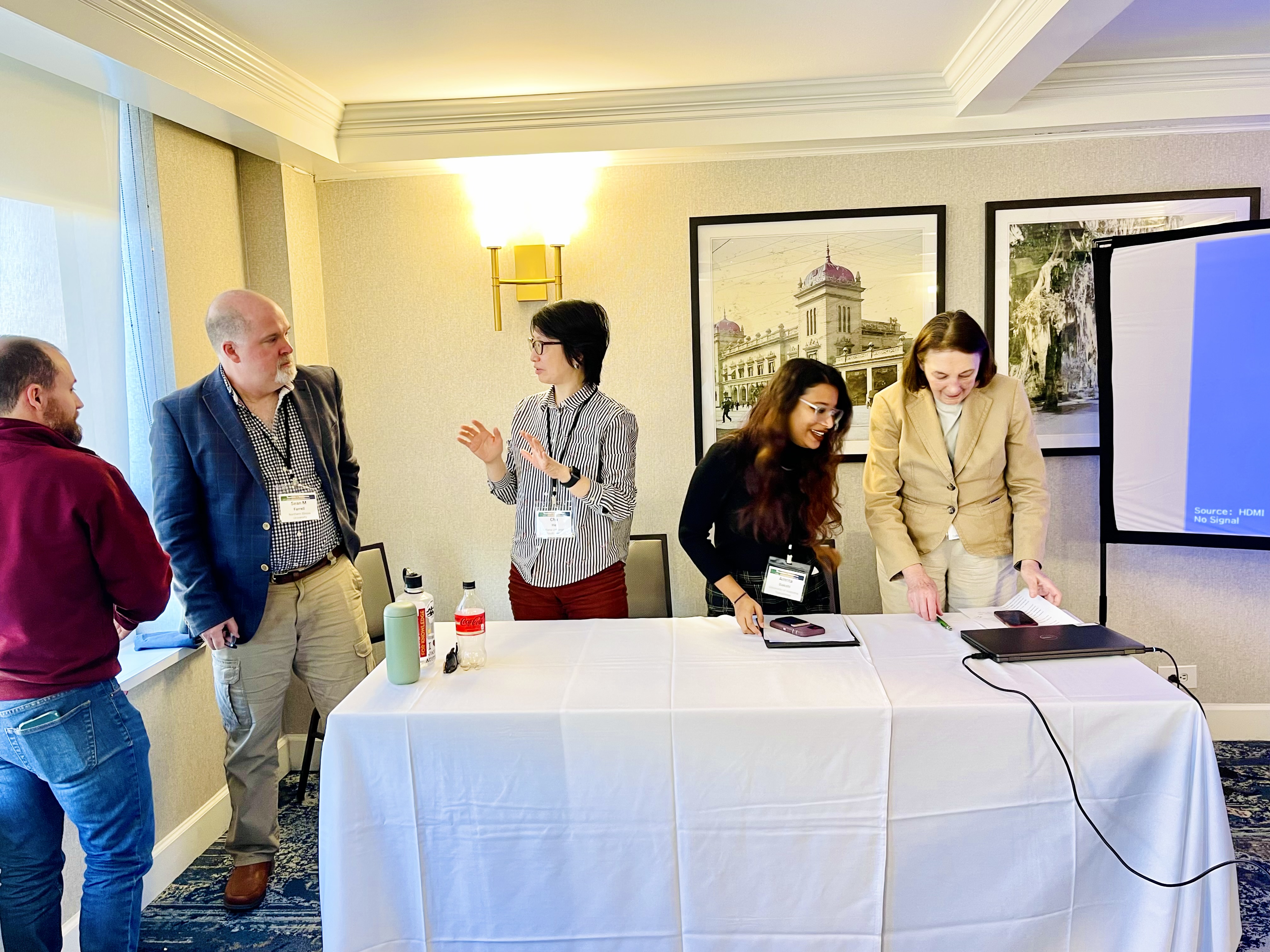 With my panel at the ACIS conference