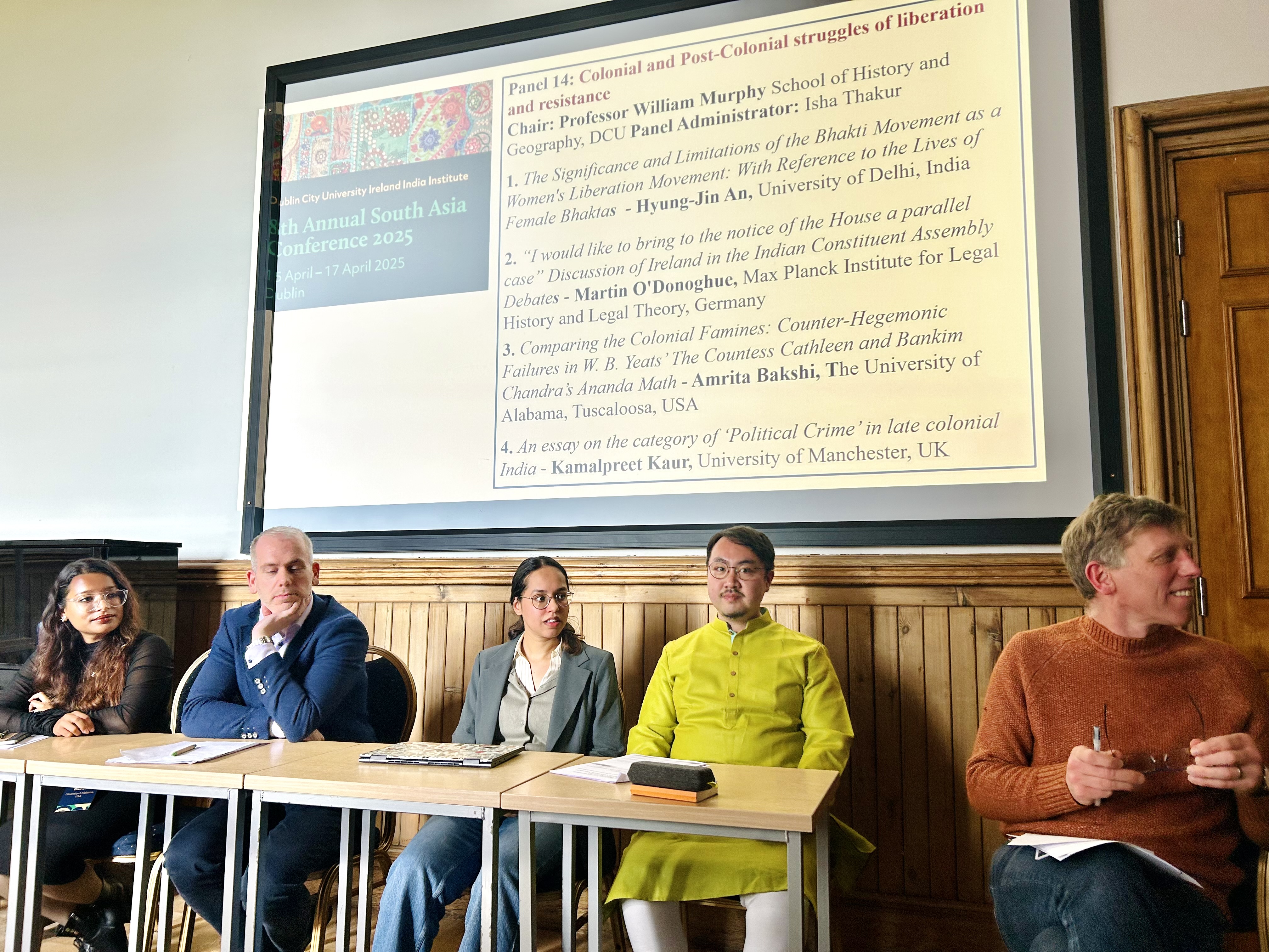 On the panel at Dublin City University