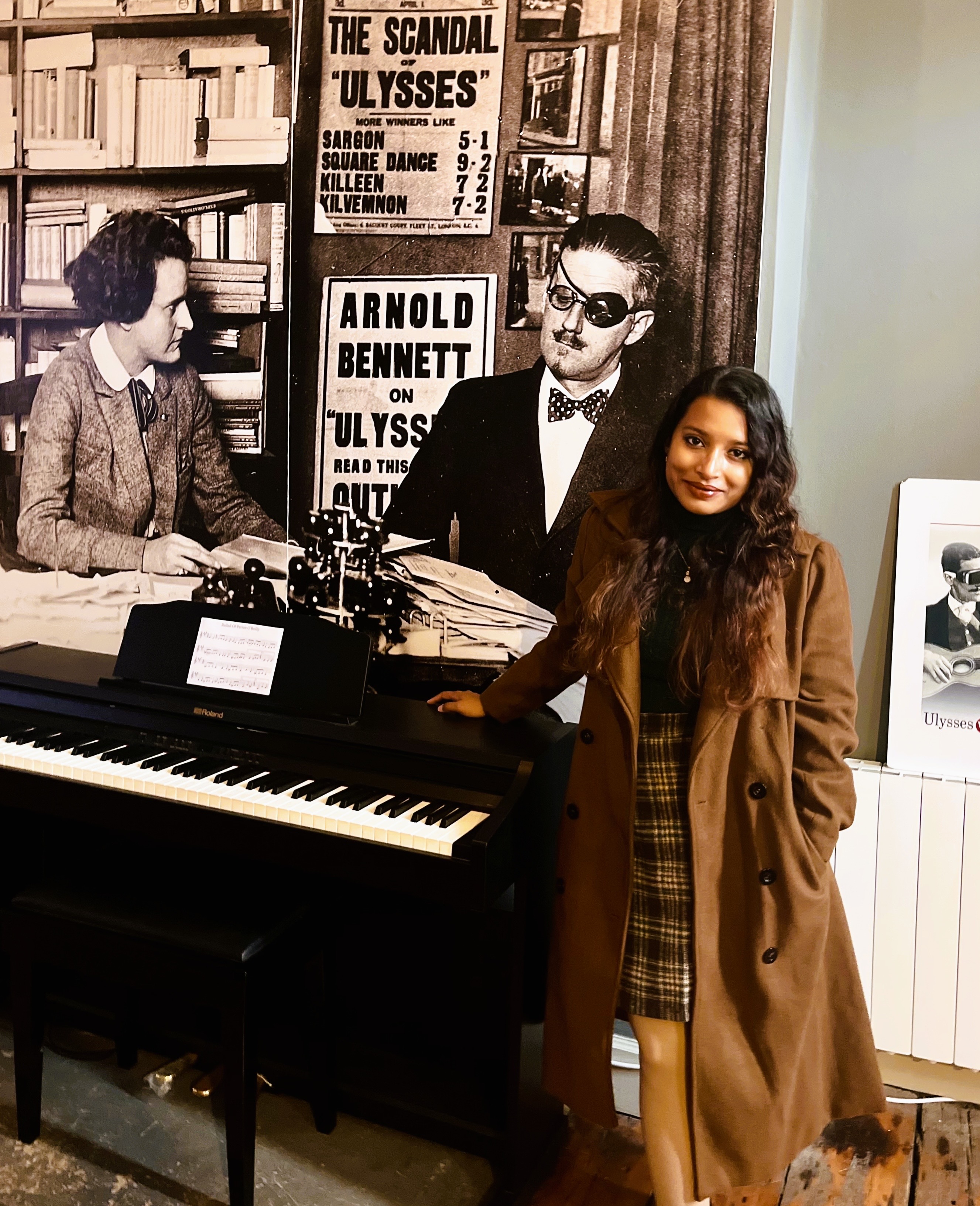 Amrita Bakshi at the James Joyce Centre, Dublin