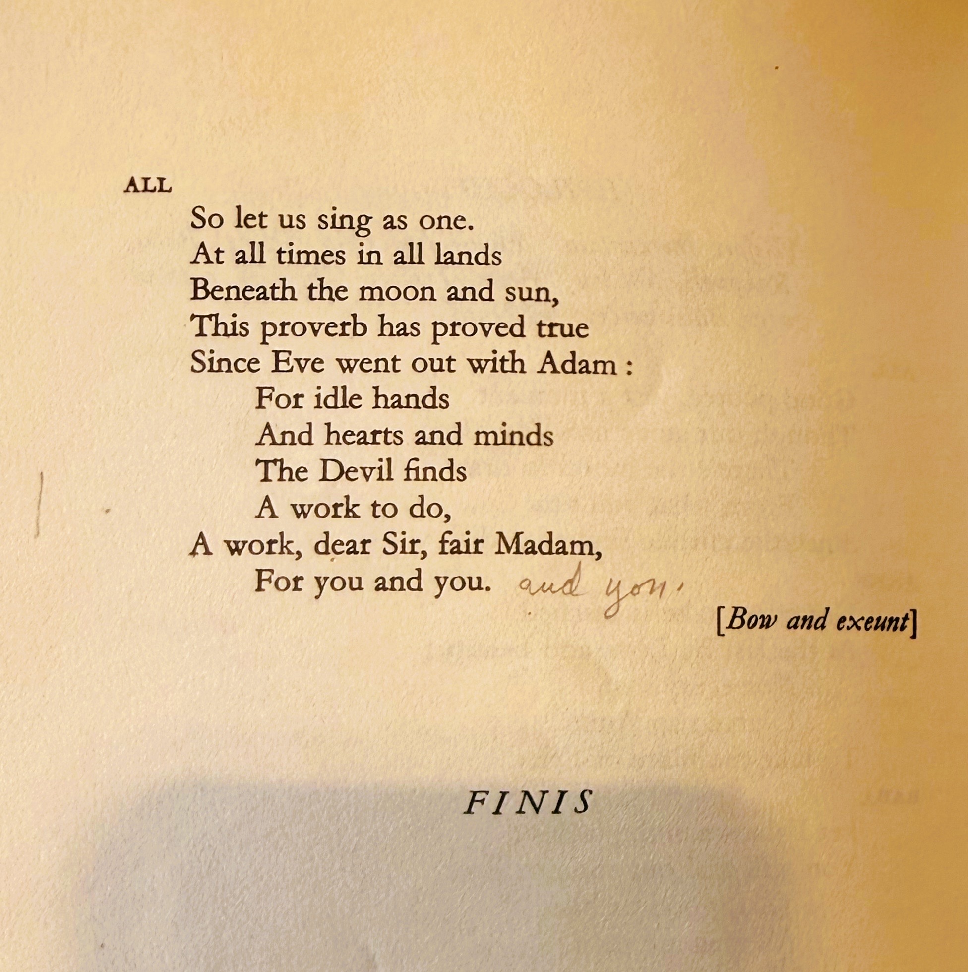 Moore's Metropolitan Opera libretto for Stravinsky's The Rake's Progress